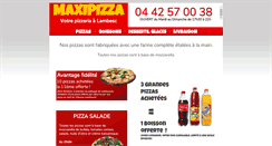 Desktop Screenshot of maxipizza.fr